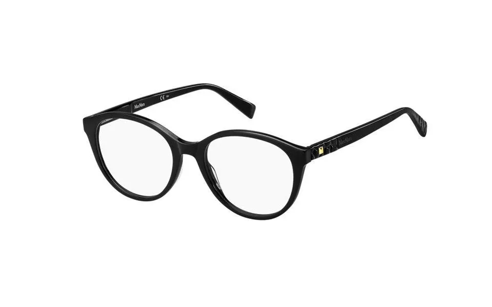 Max Mara Woman Mm 1391 807 Optical Frames Outlet Acetate Black Round