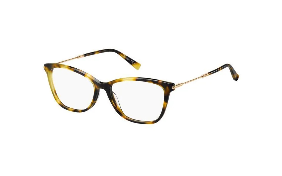 Max Mara Woman Mm 1420 086 Optical Frames Outlet Plastic Havana Squared