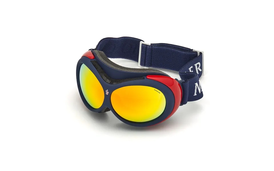 Moncler Unisex Ml0130 92c Outlet Sunglasses Injected Blue Multicolor Mask Normal Mirror