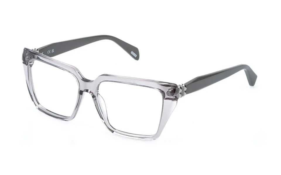 Police Woman Vplr99 04g0 Optical Frames Acetate Grey Squared