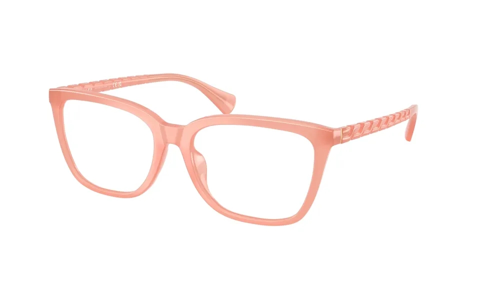 Ralph Lauren Woman Ra7178u 6237 Optical Frames Injected Orange Transparent Butterfly Normal