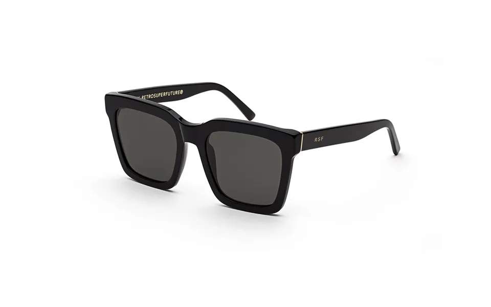 Retrosuperfuture Unisex Ur1 Aalto Black Black Sunglasses Acetate Black Black Squared Normal
