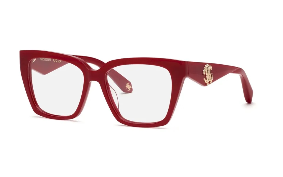 Roberto Cavalli Woman Vrc112 09ez Optical Frames Acetate Red Butterfly