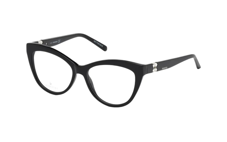 Swarovski Woman Sk5226 001 Optical Frames Outlet Acetate Black Cat Eye