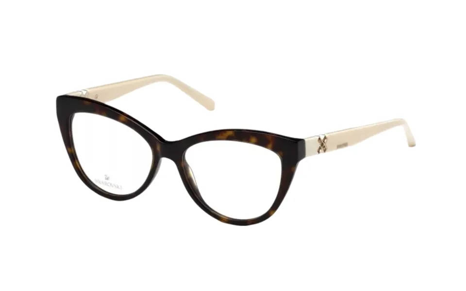 Swarovski Woman Sk5226 052 Optical Frames Outlet Acetate Havana Cat Eye