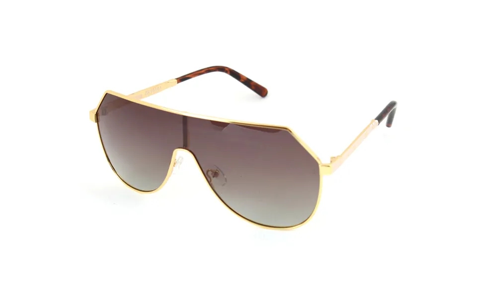 Sweet Years Unisex Ak17158 02 Outlet Sunglasses Metal Gold Brown Mask Polarized Shaded