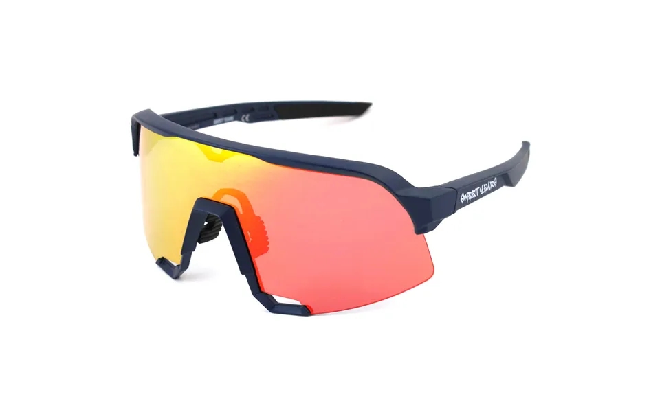 Sweet Years Unisex Mascherina Sweet Years Tr526 03 Outlet Sunglasses Plastic Blue Red Mask Normal Flash