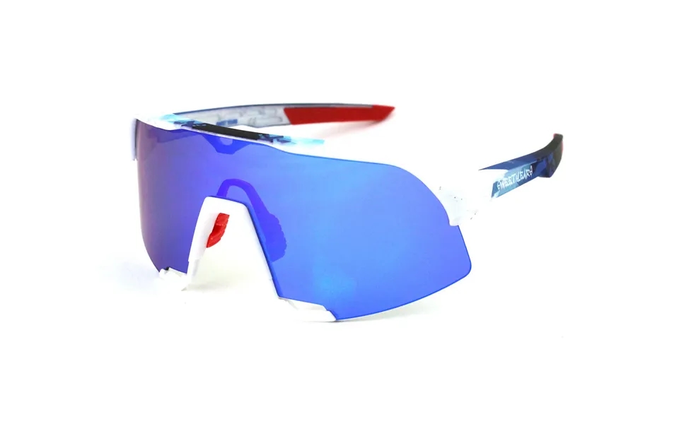 Sweet Years Unisex Mascherina Sweet Years Tr526 04 Outlet Sunglasses Plastic White Blue Mask Normal Flash