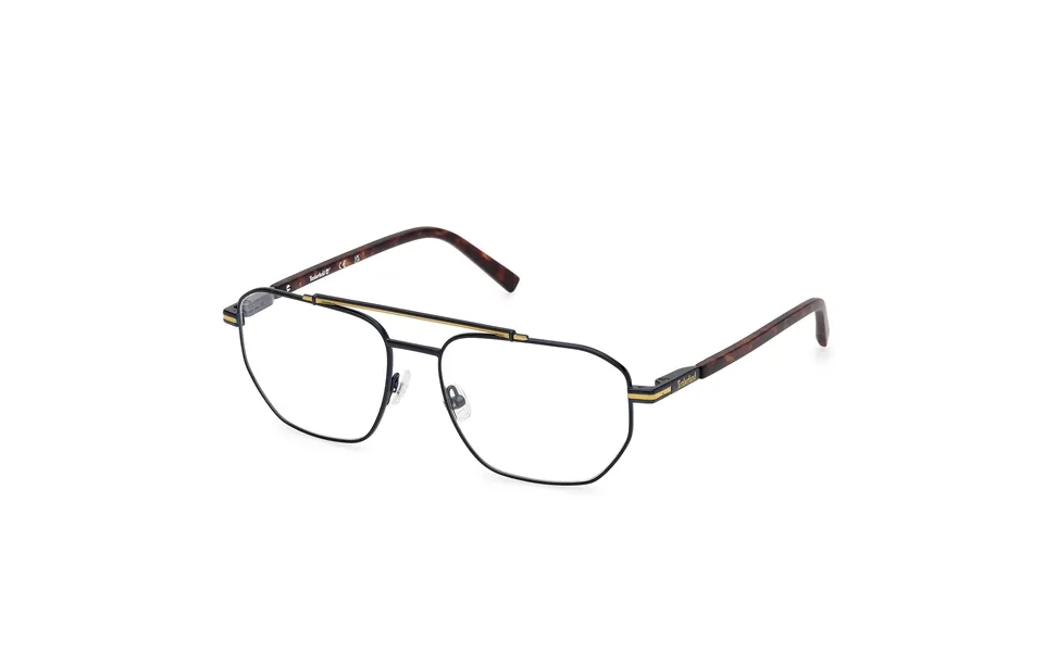 Timberland Man Tb50049 91 Optical Frames Metal Blue Squared Normal