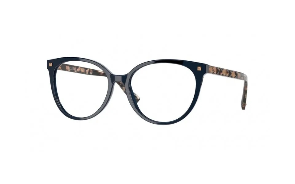 Valentino Woman Va3075 5034 Optical Frames Outlet Plastic Blue Round