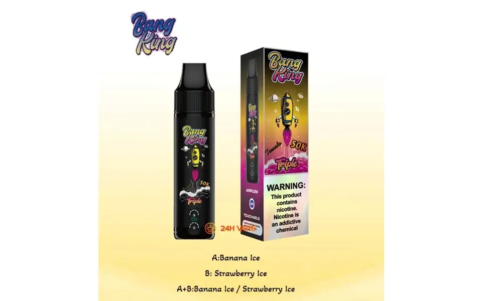 Bang King 50k 3-in-1 Triple Flavor 50000 Puffs - Rechargeable