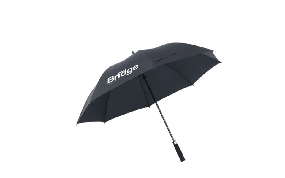 Promotional 60 Inch Golf Umbrella Black Branded With Your Logo
