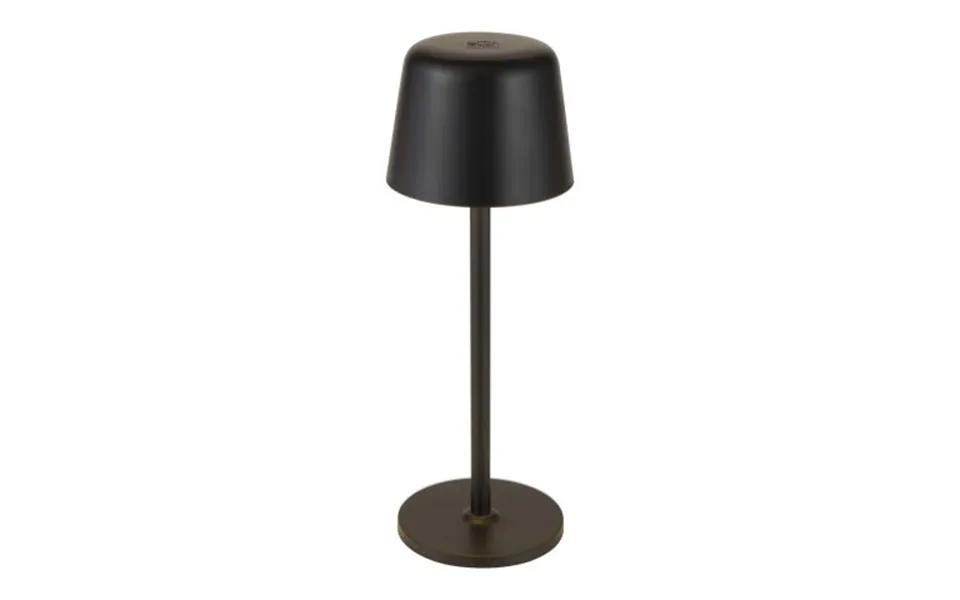 Promotional Alya Rechargeable Dimmable Table Lamp With 3 Light Modes Solid Black Branded With Your Logo