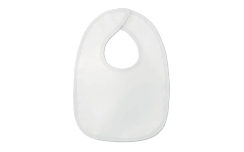 Promotional Baby Bib In Cotton White Branded With Your Logo