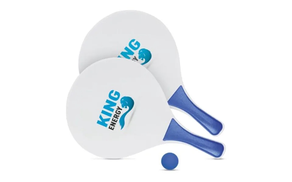 Promotional Beach Tennis Set Blue Branded With Your Logo