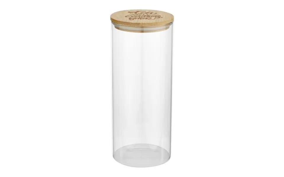 Promotional Boley 940 Ml Glass Food Container Natural-white Branded With Your Logo