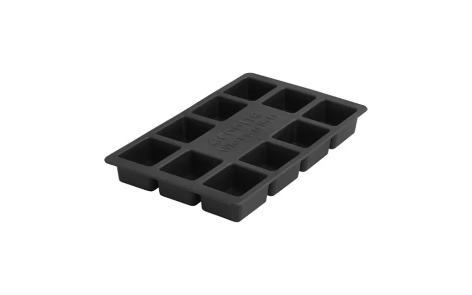 Promotional Chill Customisable Ice Cube Tray Solid Black Branded With Your Logo