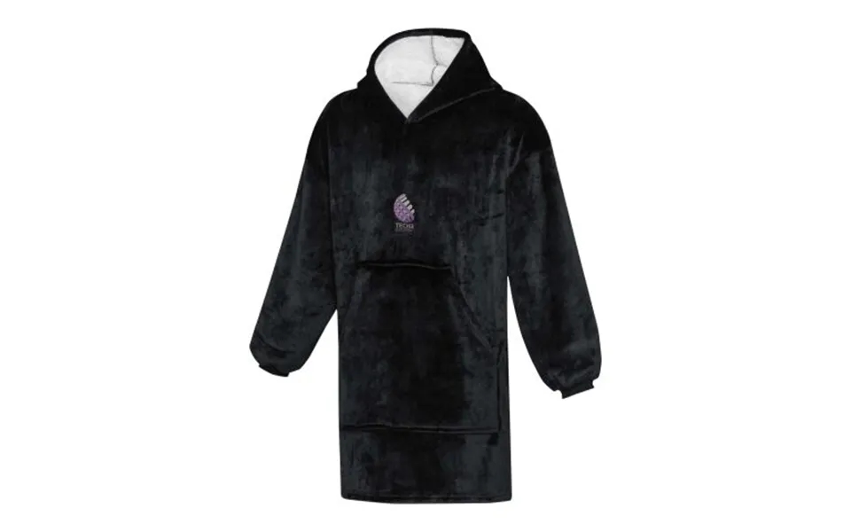 Promotional Denali Grs Hoodie Blanket Solid Black Branded With Your Logo