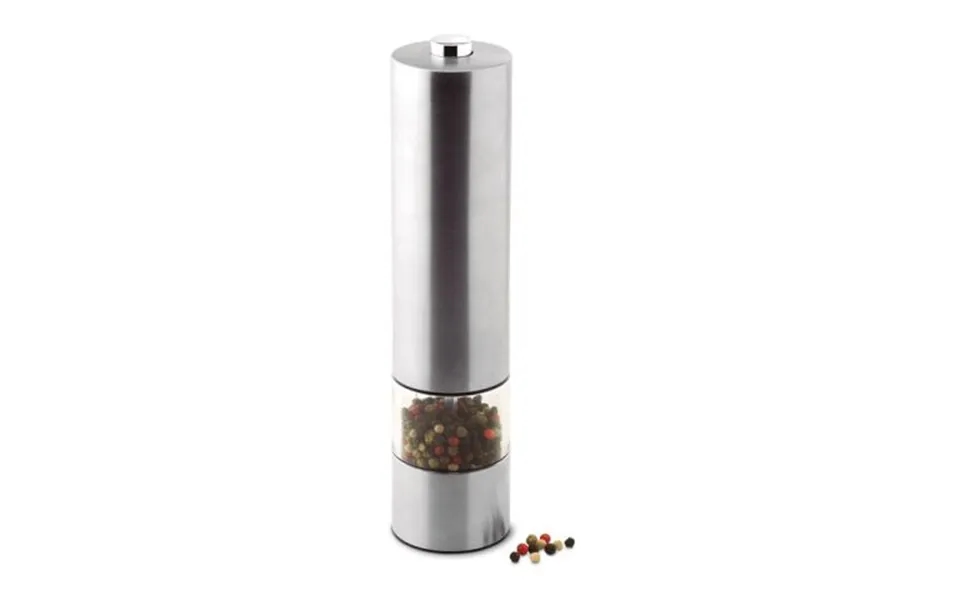 Promotional Electric Salt Or Pepper Mill Matt Silver Branded With Your Logo