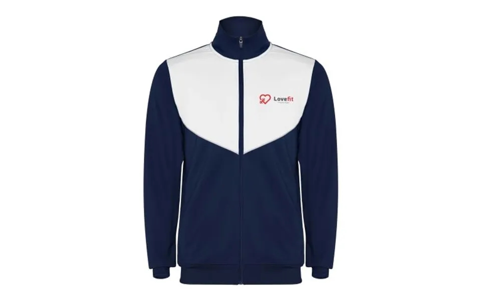 Promotional Evans Unisex Tracksuit Navy Blue-white Branded With Your Logo