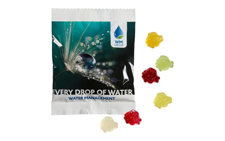 Promotional Fruit Gum Standard 20 G In A Standard Bag Transparent Branded With Your Logo