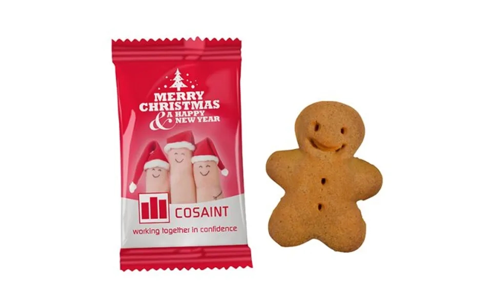 Promotional Gingerbread Man Transparent Branded With Your Logo
