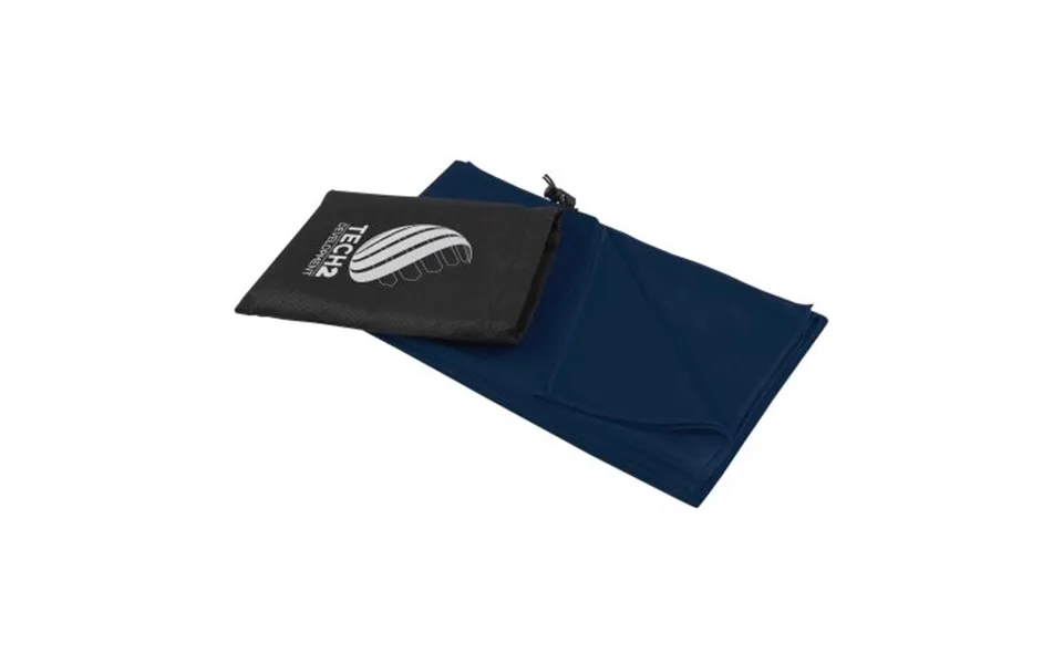 Promotional Lucas Rpet Sport Towel 70x140 Cm Navy Branded With Your Logo
