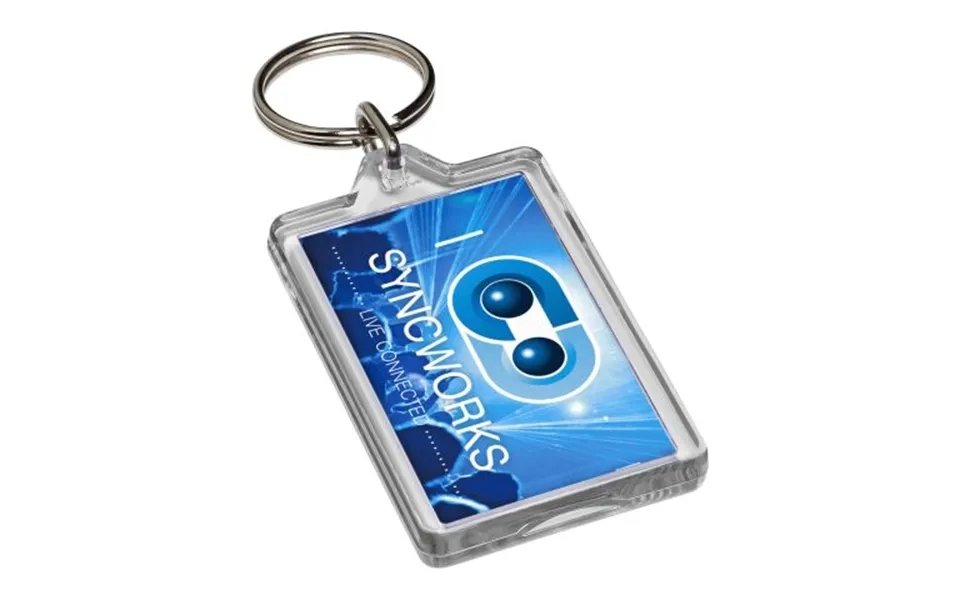 Promotional Luken G1 Reopenable Keychain White Branded With Your Logo