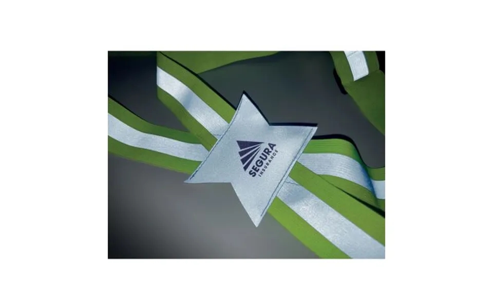 Promotional Reflective Body Belt Neon Green Branded With Your Logo