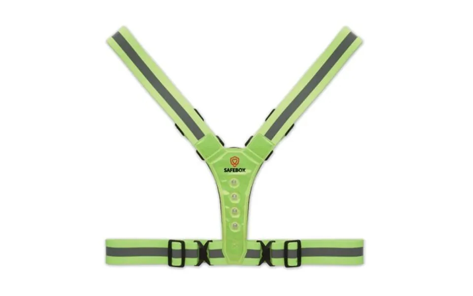 Promotional Reflective Body Belt With Led Neon Green Branded With Your Logo
