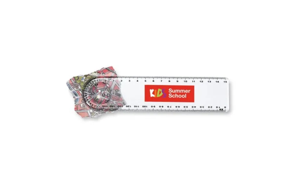 Promotional Ruler With Magnifier Transparent Branded With Your Logo