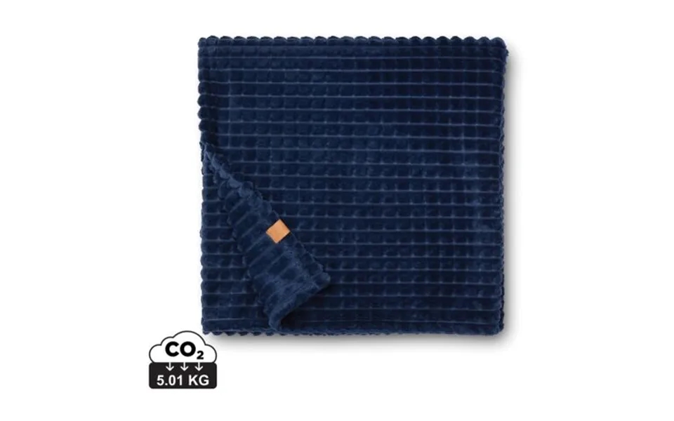 Promotional Vinga Branson Grs Recycled Pet Blanket Navy Branded With Your Logo