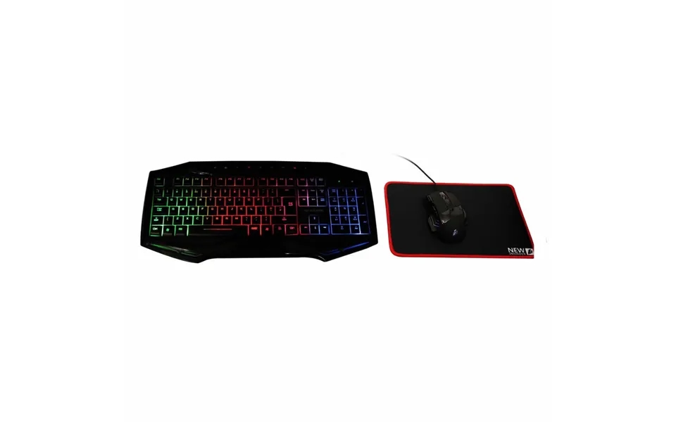 1st Player Gaming Keyboard Mouse Mouse Pad Set Backlit