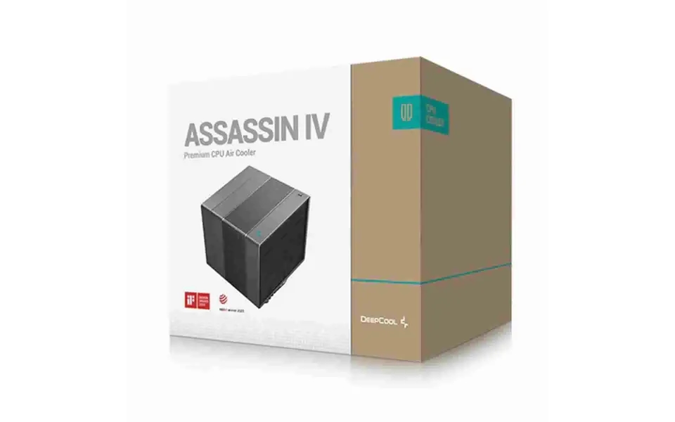 Deepcool Assassin Iv Fan Cpu Cooler Universal Socket Dual Powerful Pwm Black Fans