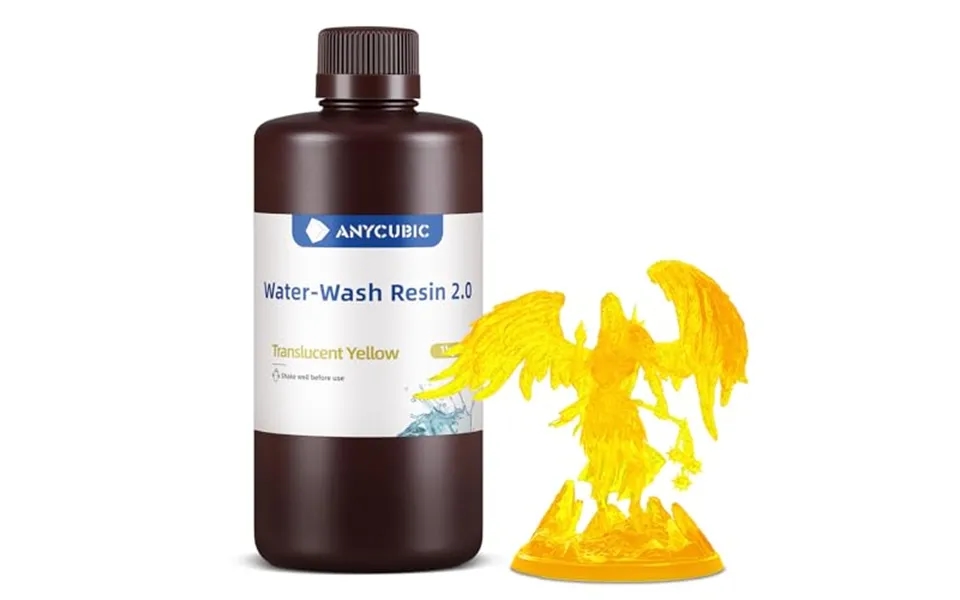 Anycubic Water Washable 3d Printer Resin 2.0 With Easy Post-processing - High Precision And High Resilience