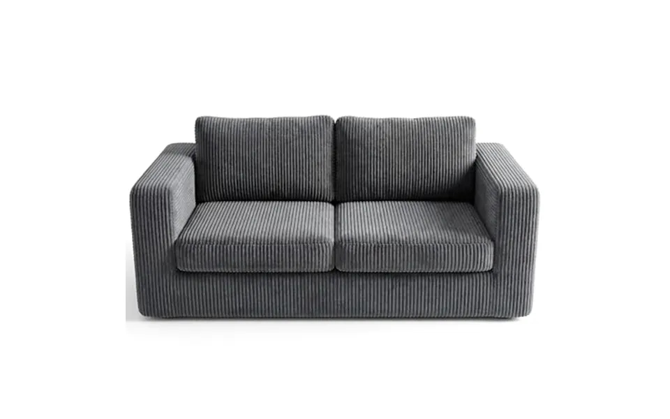 Rummy Boneless Loveseat Sofa - 2-seater Floor Sofa In A Box