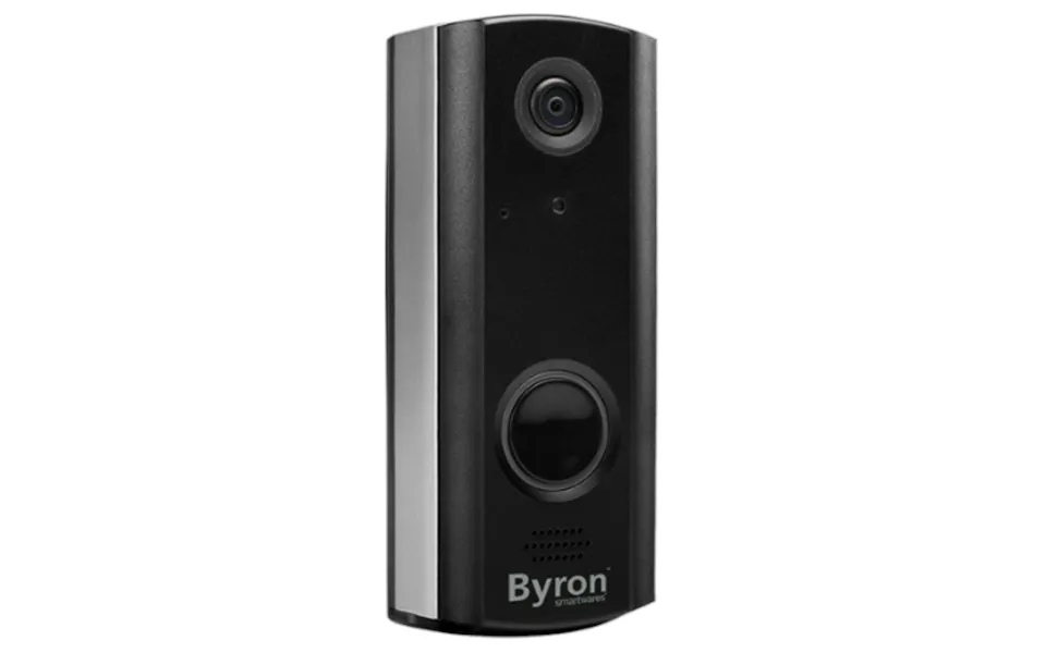 Byron Wireless Wifi & Video Doorbell - Black