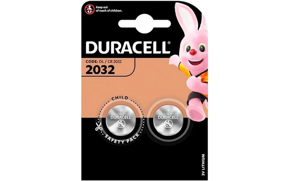Duracell Cr2032 Lithium Button Cell Battery - 2 Pcs