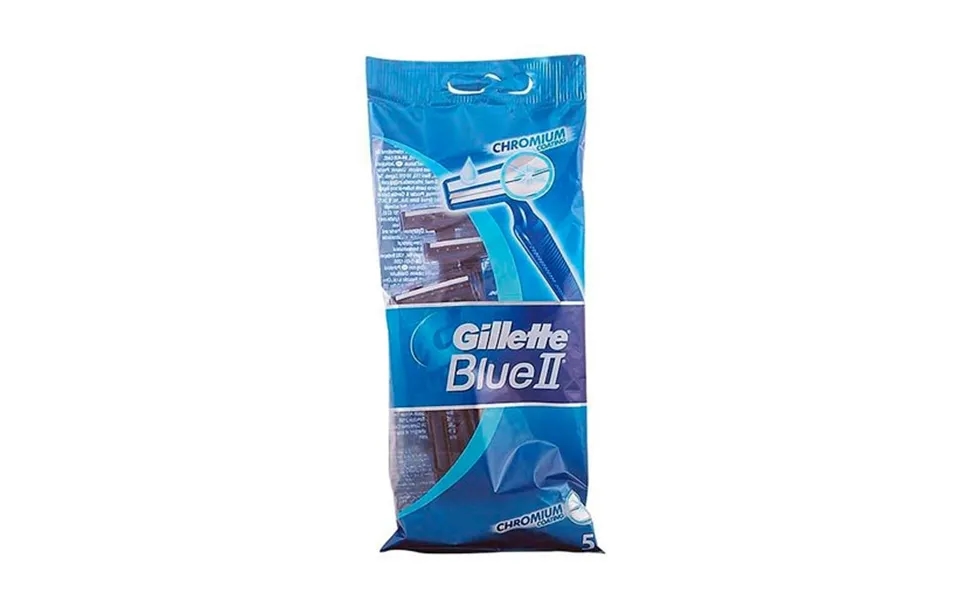 Gillette Blue Ii Chromium - 5 Pcs