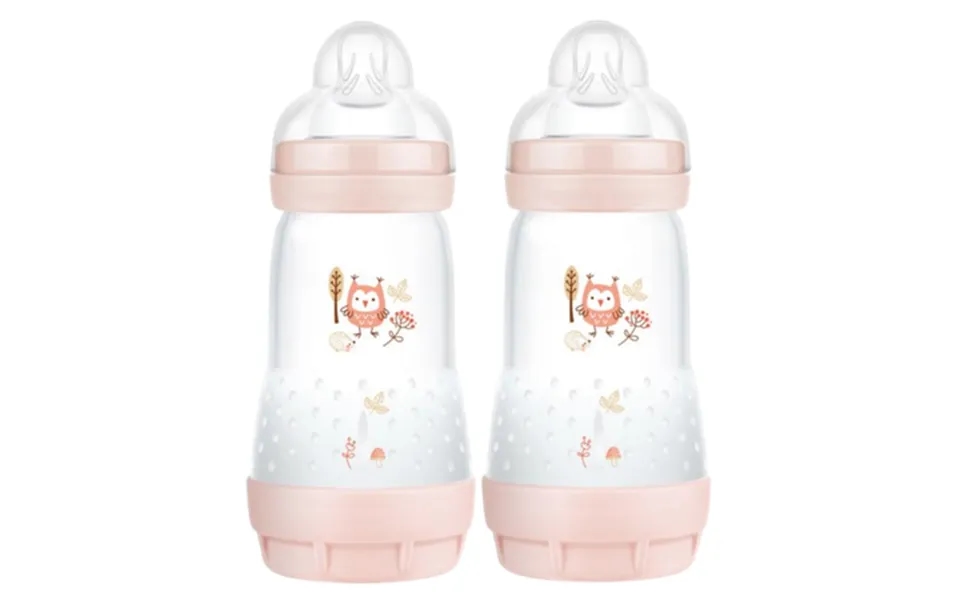 Mam Easy Start Anti Colic Pink Bottle  2 X 260ml