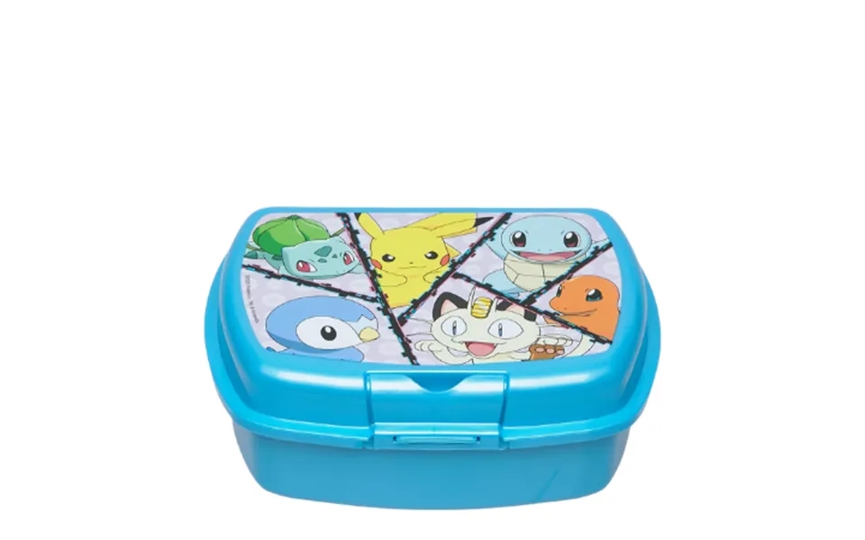 Pokã Mon Lunch Box - Blue