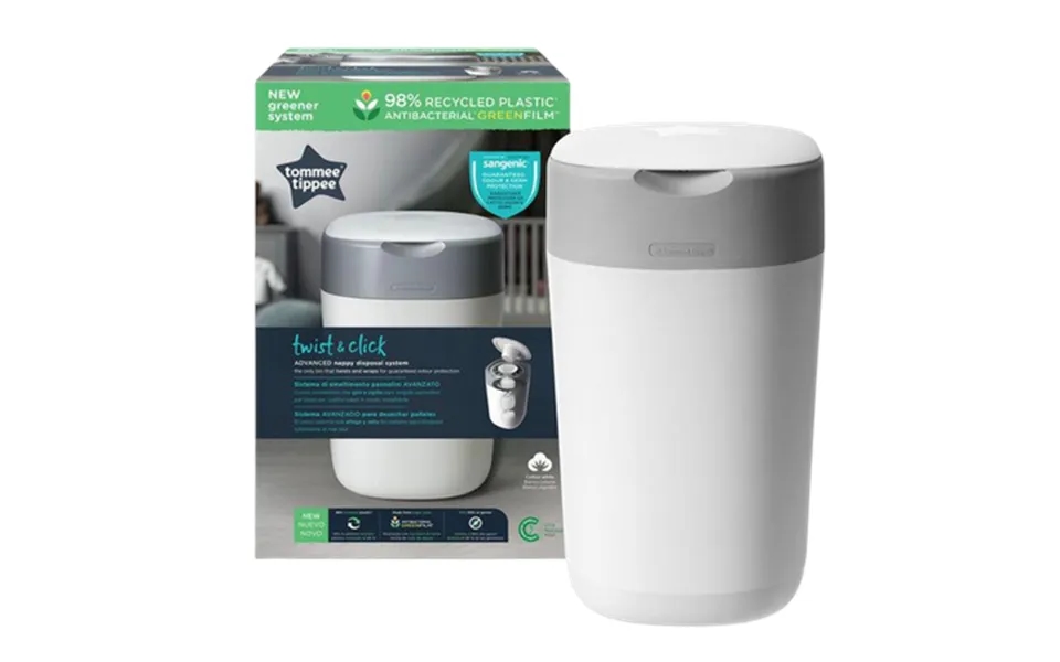 Tommee Tippee Twist & Click Advanced Nappy Disposal Bin