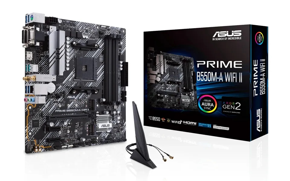 Asus Prime B550m-a Wifi Ii Amd B550 Socket Am4 Micro Atx
