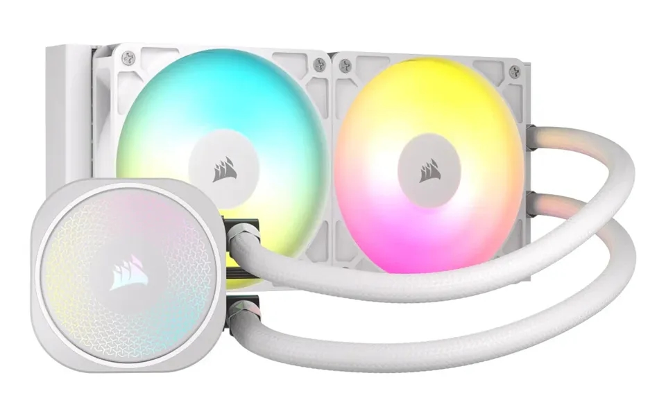 Corsair Nautilus 240 Rs Argb Liquid Processor All-in-one Liquid Cooler White 1 Pc S