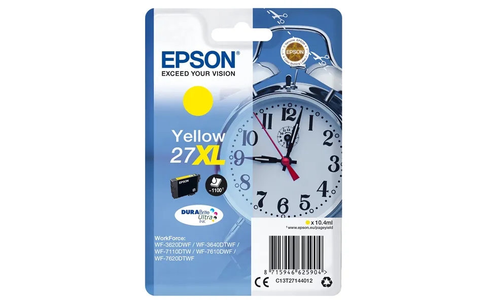 Epson Alarm Clock Singlepack Yellow 27xl Durabrite Ultra Ink