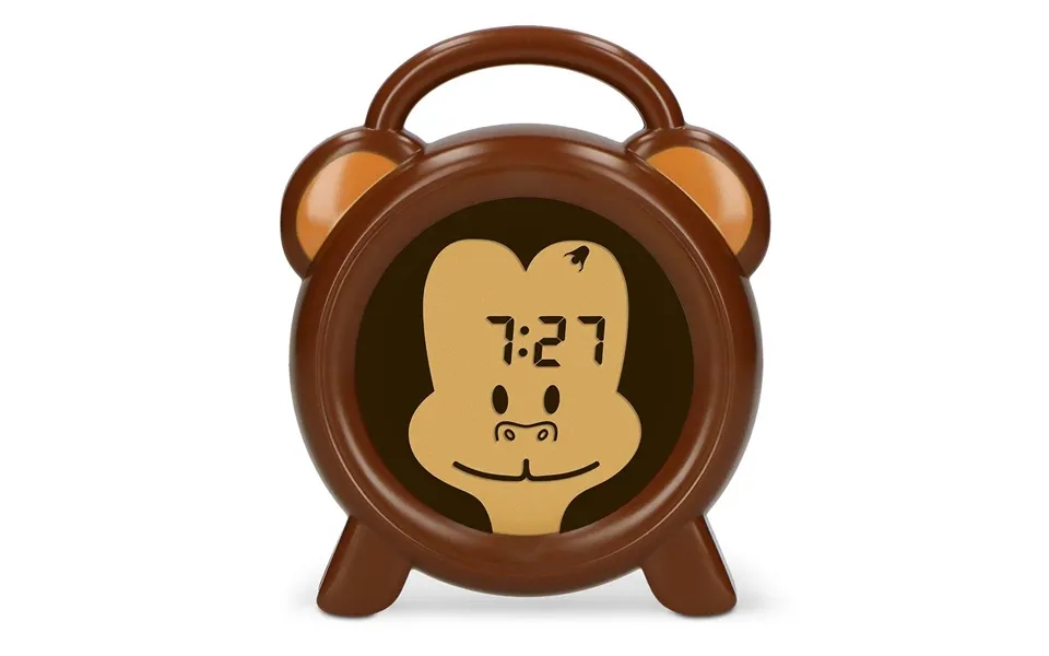 Alecto Childrens Sleep Trainer & Night Lamp Light Alarm Clock Cheeky Monkey