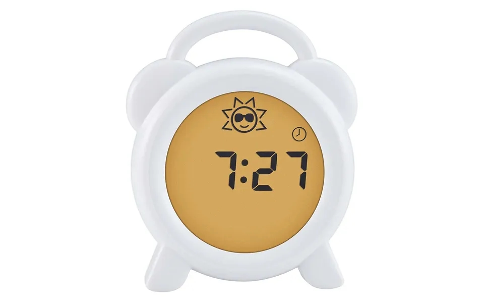Alecto Childrens Sleep Trainer & Night Lamp Light Alarm Clock White