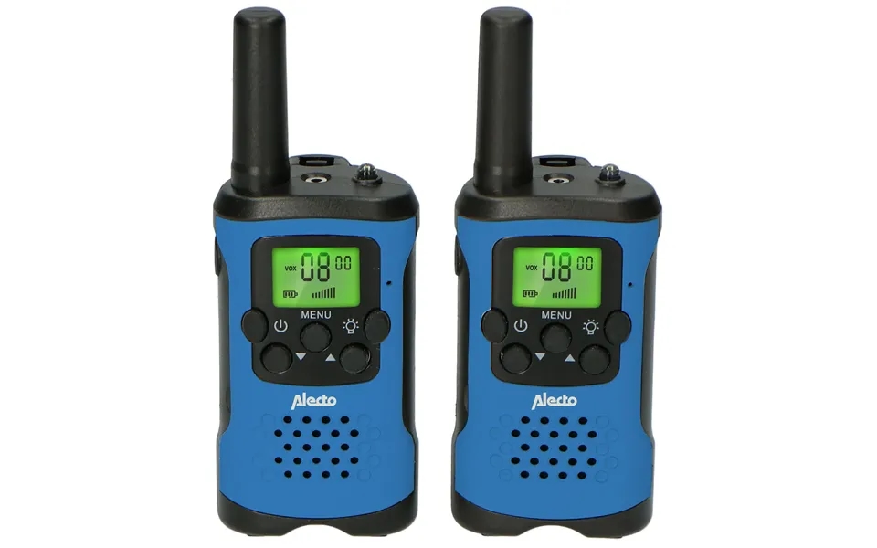 Alecto Walkie-talkie Childrens Set 2 Handsets Up To 7 Km Lcd Frequency Channels 8 Vox Up To 3 Hours Black Blue