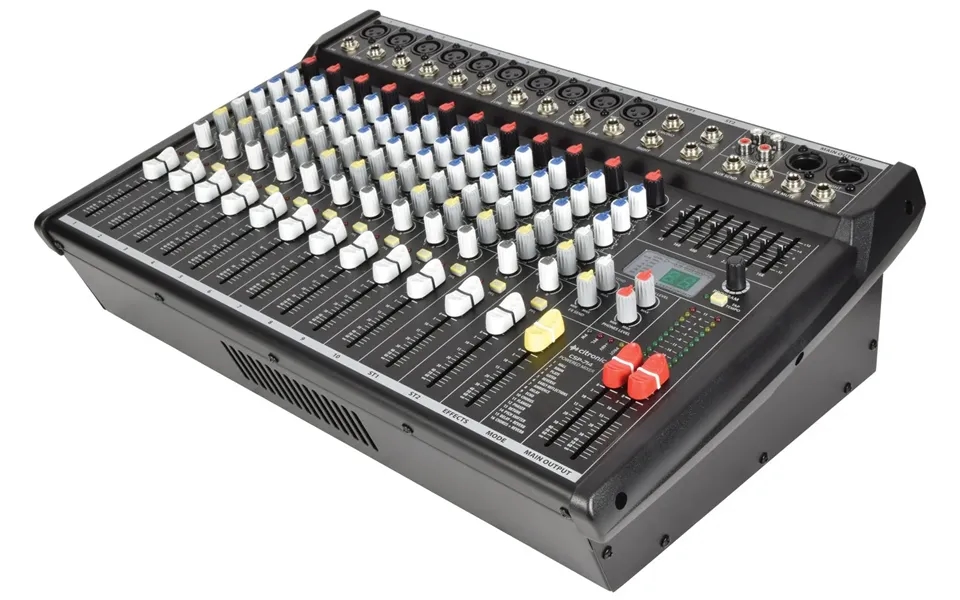 Citronic Csp Series Compact Powered Mixer With Built In Effects 14 Inputs 700w