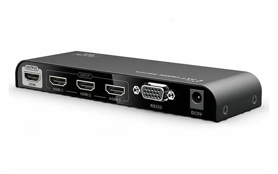 Ex-pro Hdmi Switch 3 To 1 Port With Ir Remote V2.0 Hdcp 2.2 Full Ultra Hd Uhd 2k4k With Rs233